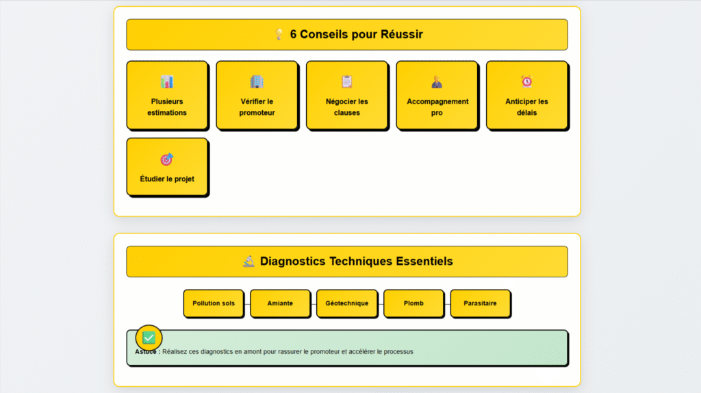 6 conseils pour réussir sa vente à un promoteur