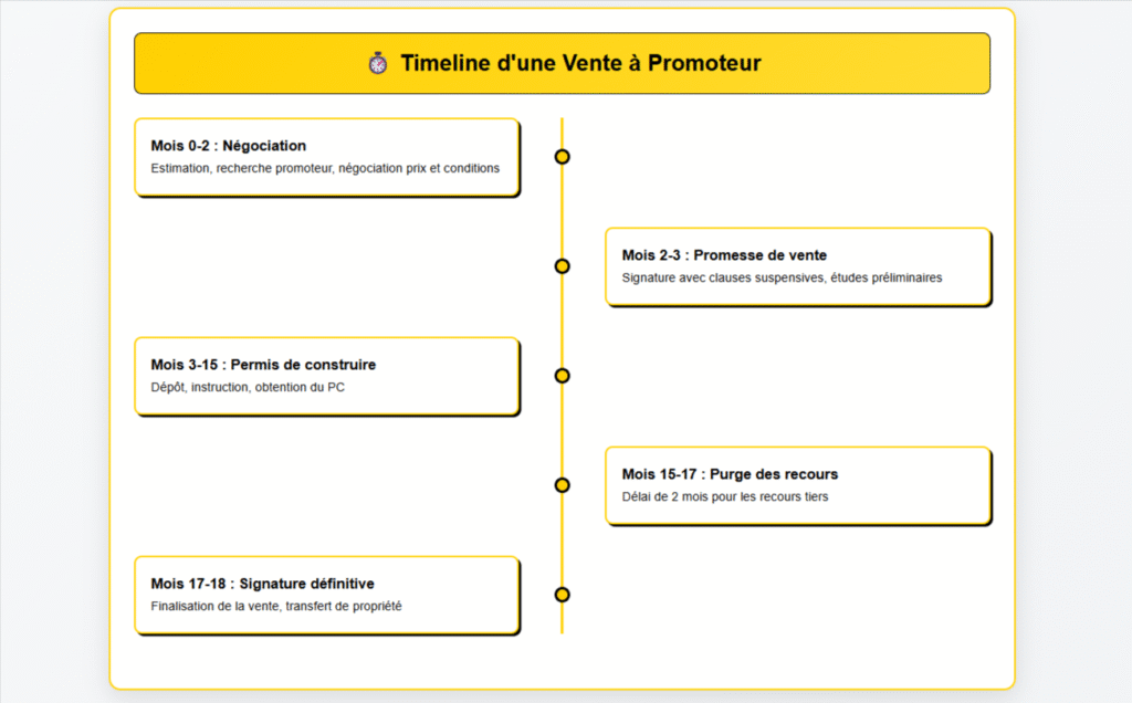 comment se passe une vente à un promoteur