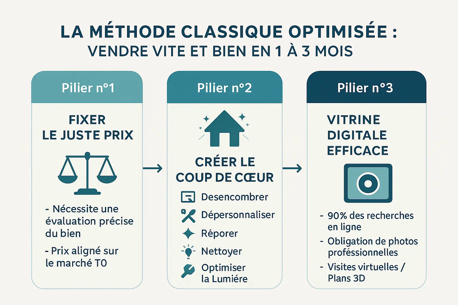 3 piliers pour vendre rapidement sa maison