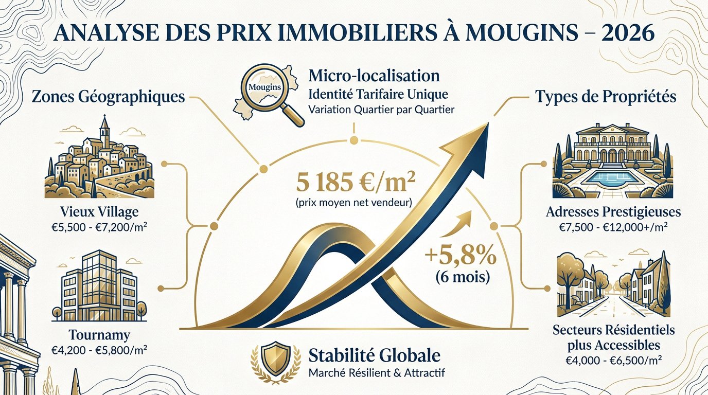 Analyse immobilière Mougins 2026