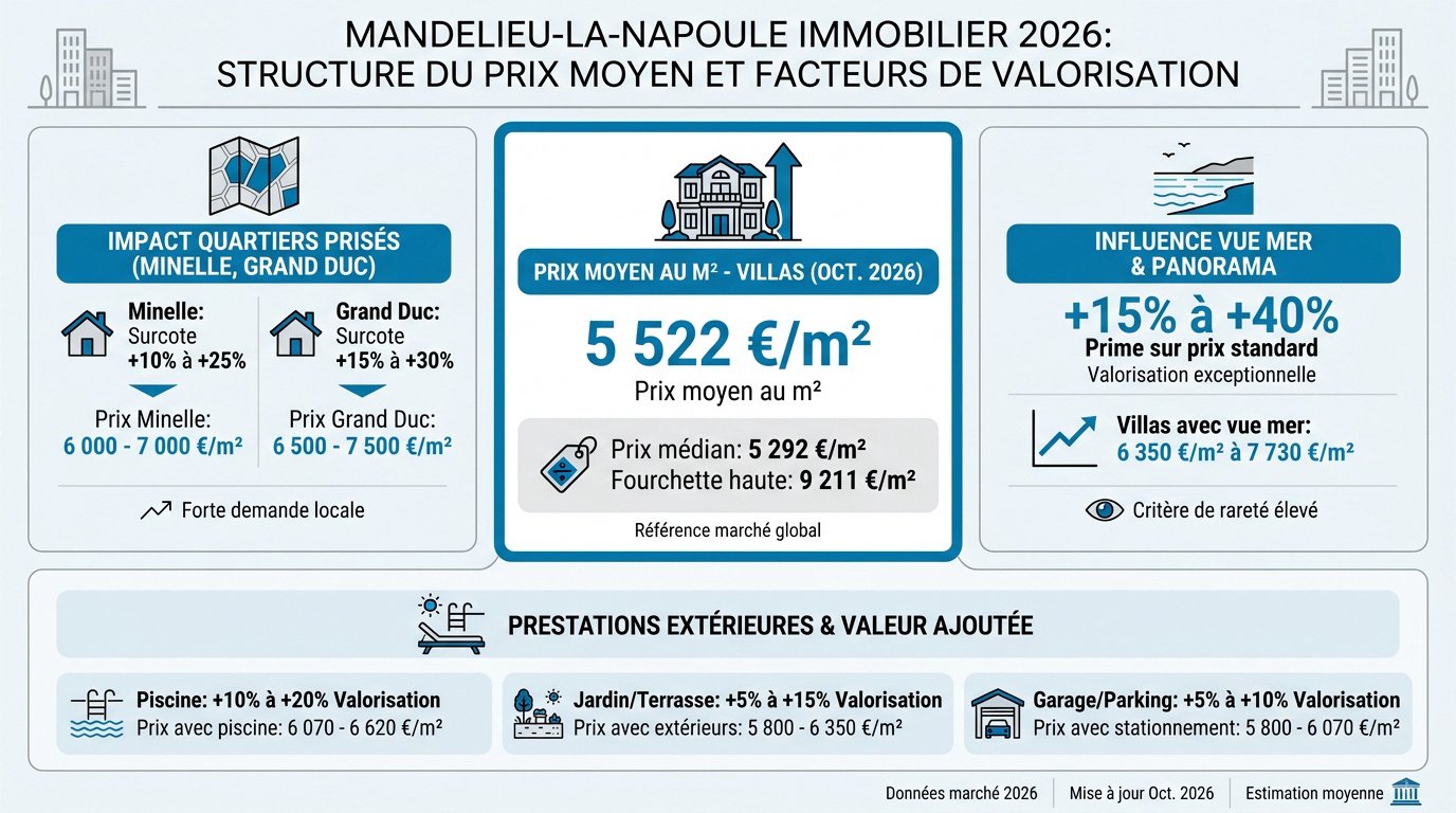 Marché immobilier Mandelieu 2026