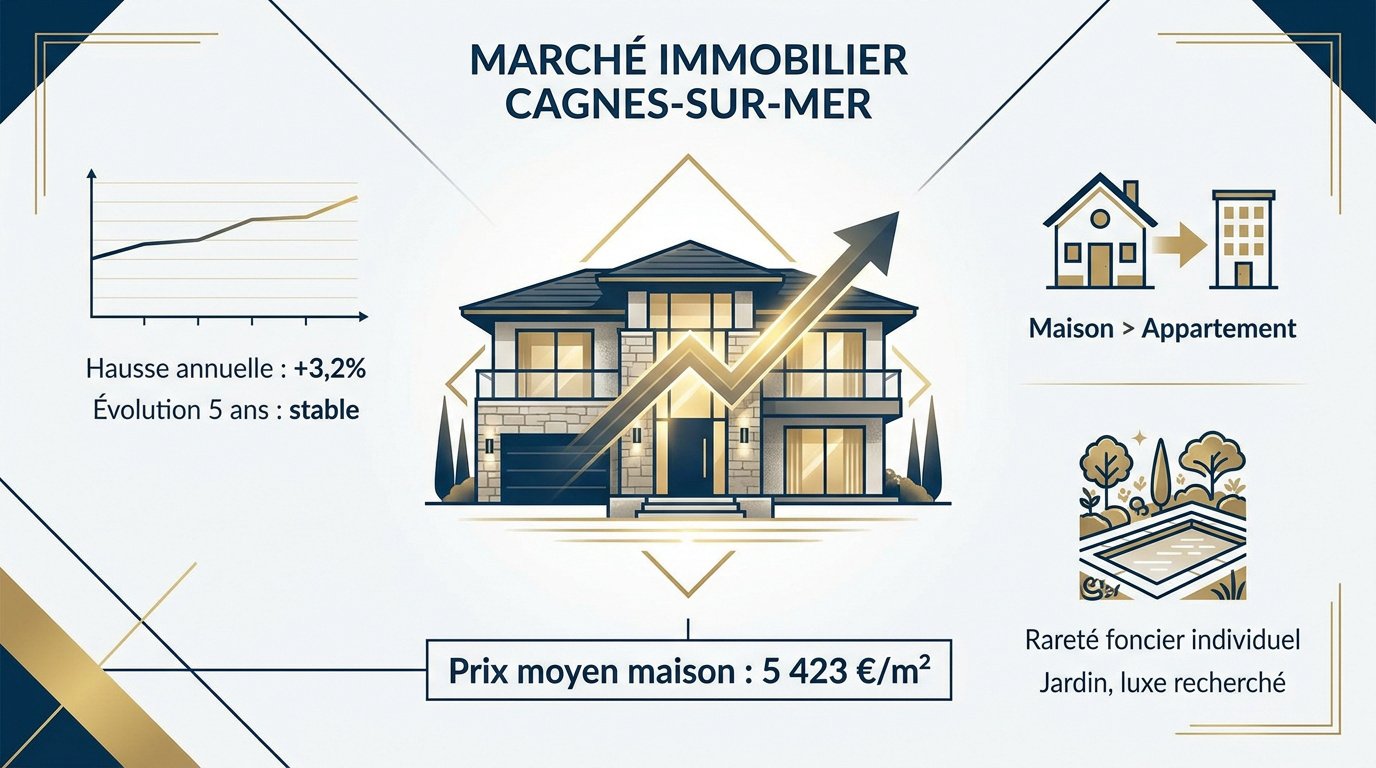 Analyse des prix et tendances de l'immobilier à Cagnes-sur-Mer