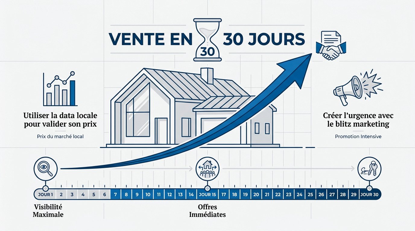 Stratégie de vente immobilière rapide en 30 jours